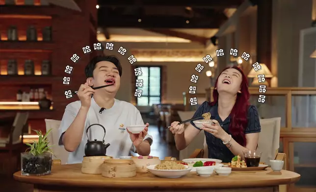 祖藍又搞gag，講完一大輪原來粉乾就係米粉，兩人笑到停唔到口。