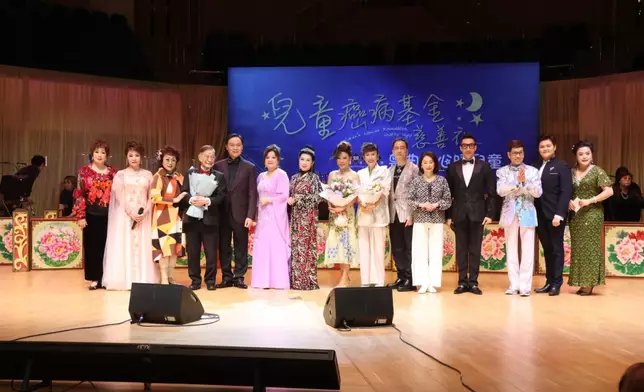 齊心協力為兒童癌病基金慈善夜籌得過百萬善款，福有攸歸。