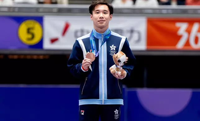 本港體操運動員吳家祺在亞運男子跳馬項目中奪得銅牌。港協暨奧委會FB圖片