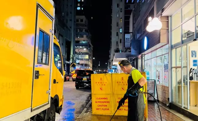 食環署加強堅尼地城會展一帶清潔巡查 迎國慶黃金周