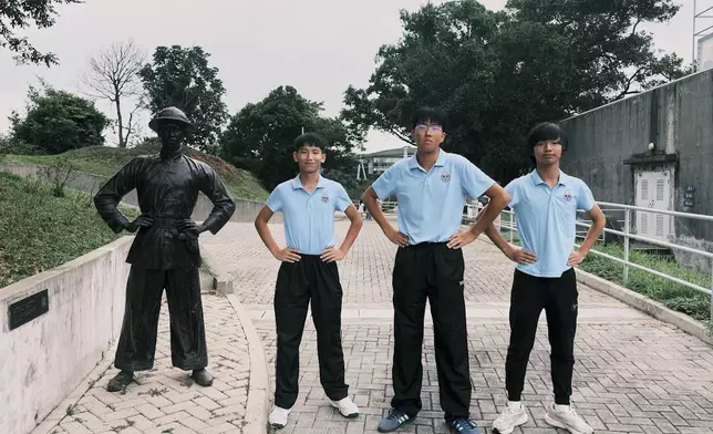 民安隊少年團訪抗戰及海防博物館 深化國情認識