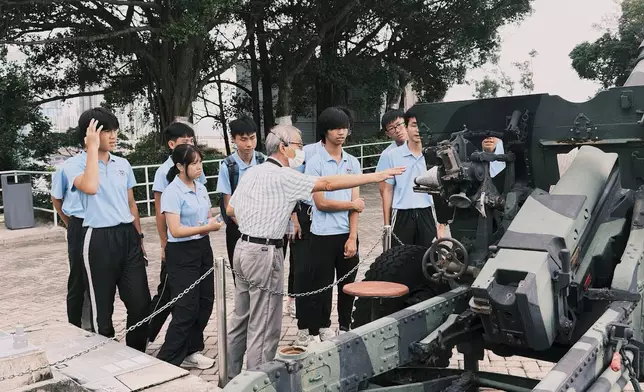 民安隊少年團訪抗戰及海防博物館 深化國情認識