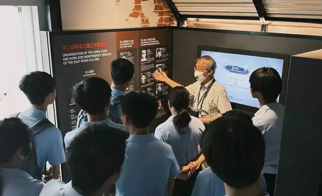 民安隊少年團訪抗戰及海防博物館 深化國情認識