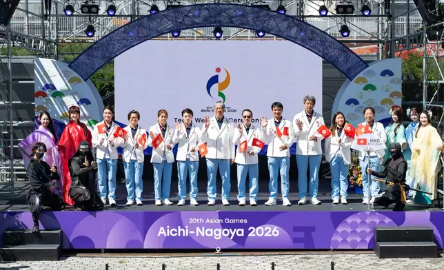 名古屋亞運會中國香港代表團。港協暨奧委會圖片