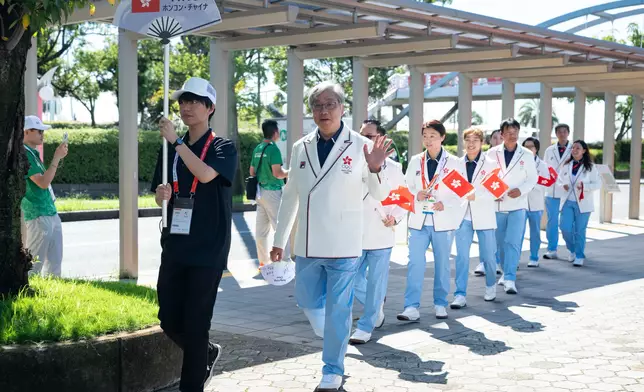 名古屋亞運會中國香港代表團。港協暨奧委會圖片