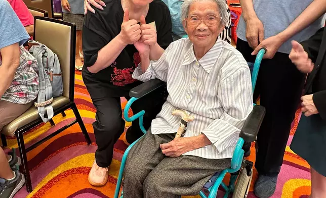 西園長者會員，最年長的一位已達 106 歲。