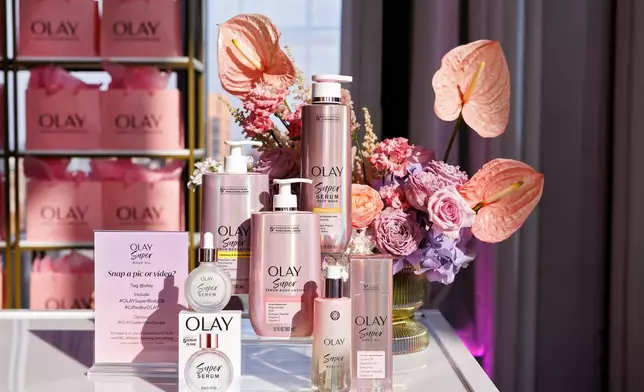 OLAY將全新Super Body Oil引入Super系列。 AP圖片