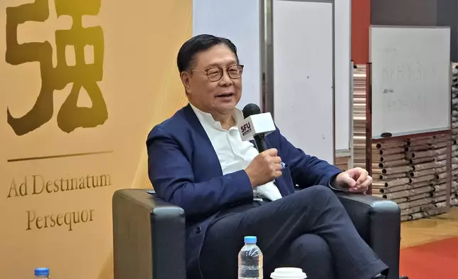 香港貿發局主席馬時亨於聖方濟各大學迎新日上分享人生經驗