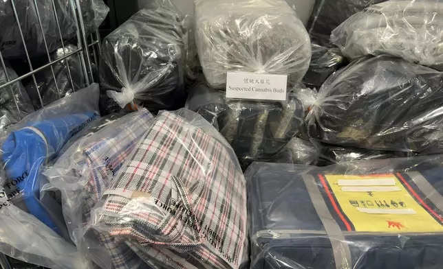 警方毒品調查科在長沙灣展開反毒品行動，並以「販運危險藥物」罪拘捕2名本地男子，年齡分別為41及42歲，檢獲約243公斤懷疑大麻花，市值約港幣5,700萬元。
