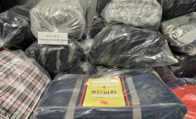 警方毒品調查科在長沙灣展開反毒品行動，並以「販運危險藥物」罪拘捕2名本地男子，年齡分別為41及42歲，檢獲約243公斤懷疑大麻花，市值約港幣5,700萬元。