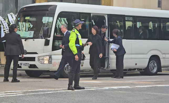 立法會主席李慧琼抵達。巴士的報記者攝