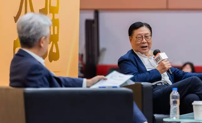 香港貿發局主席馬時亨於聖方濟各大學迎新日上分享人生經驗