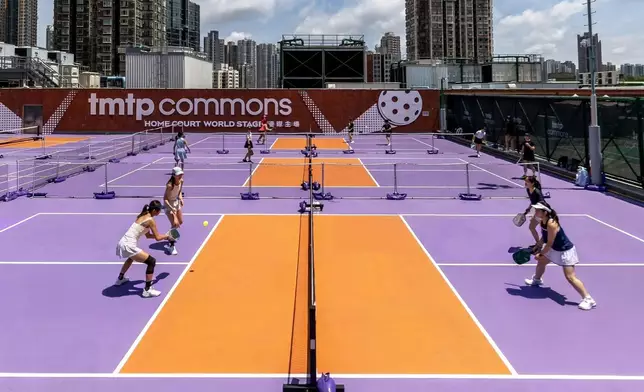 tmtp commons 匹克球場地吸引不少愛好者參與運動
