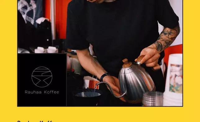 Rauhaa Koffee 主理人櫻井拓海，提供具水果與花香風味的精品咖啡