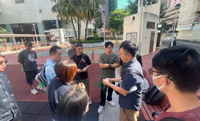 康文署聯同建築署巡查大隴街休憩花園 研究防鼠滅鼠措施