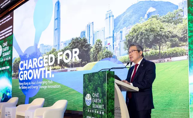 香港科技園發布首份電池及儲能策略報告 黃秉修指香港具備亞洲領先完整價值鏈