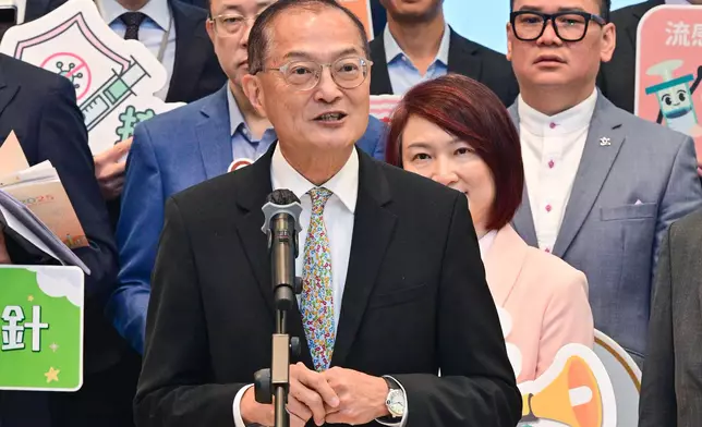 立法會辦流感疫苗接種活動 盧寵茂籲高危群組盡早打針