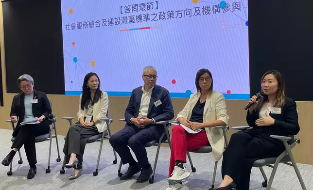 灣區標準公布達284項 邱詩穎出席社聯宣講會分享業界參與情況