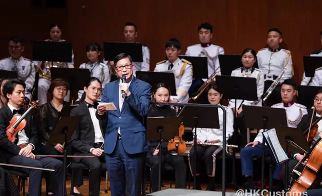 海關樂隊聯同大灣區管弦樂團等 參與第二屆《守護者之歌》交響音樂會