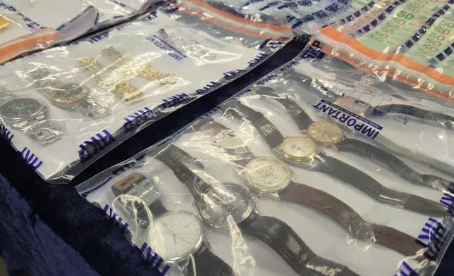 警方起回總值超過60萬元的部分贓物。