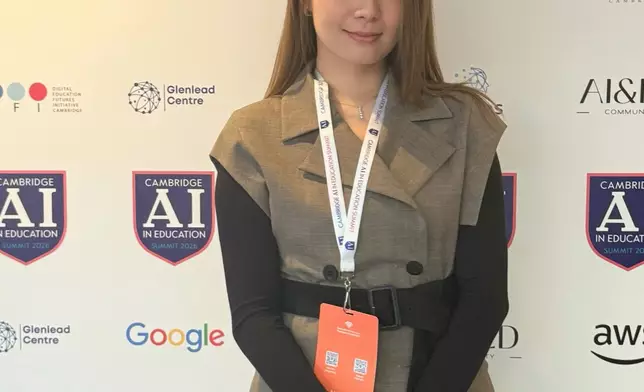 呂慧儀近日獲英國劍橋大學邀請。