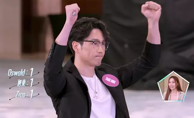 東東為咗Mandy，無論邊個遊戲都係搏盡無悔。