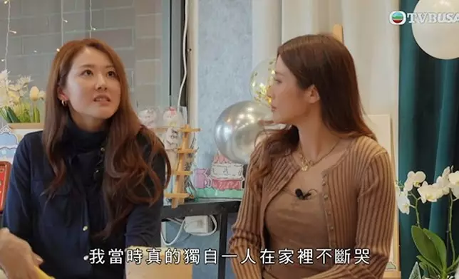 鄧佩儀坦言，自己最難適應的是劇組收工後的巨大落差