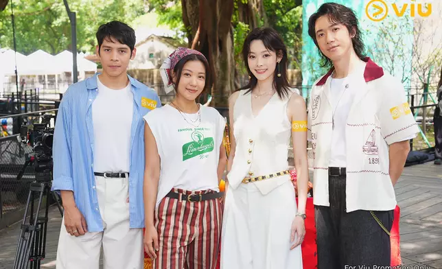 （左起）澳門演員馬檇鏗、李芯駖、澳門演員劉漪琳、Stanley