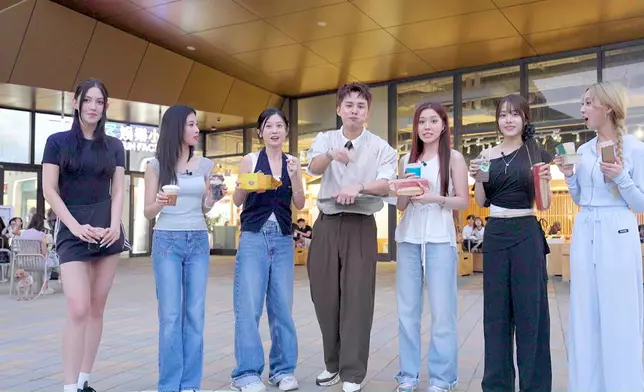 Matthew有六位美少女陪伴玩盡澳門，超級幸福。