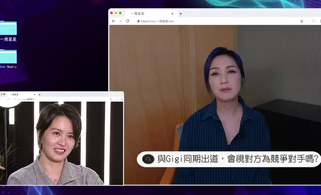 Kelly、千嬅、陳少琪隔空分享趣事。