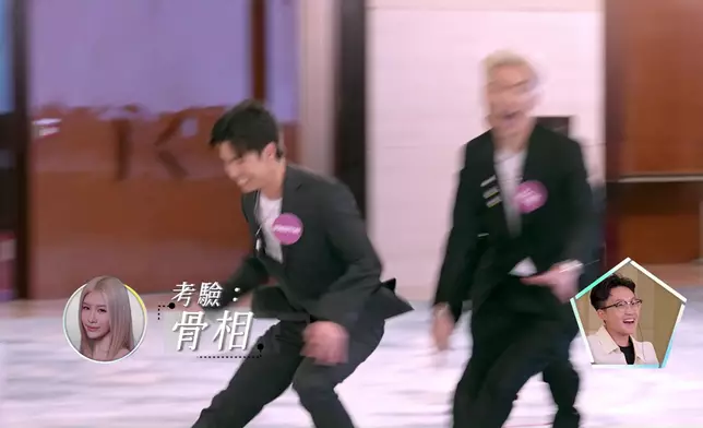 ce雖然已經火速爭櫈仔，但依然輸咗個身位，阿Ju睇到勁肉緊。