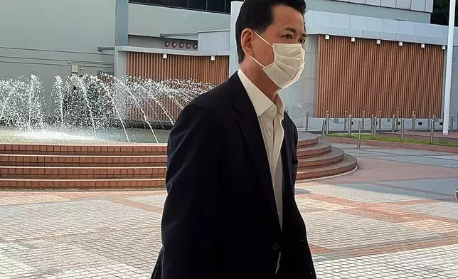 蔡天鳳父親今續到庭旁聽。巴士的報記者攝