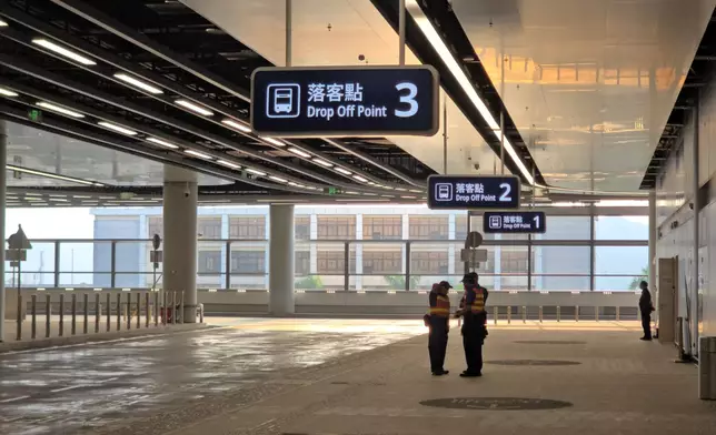 新皇崗口岸。巴士的報記者攝