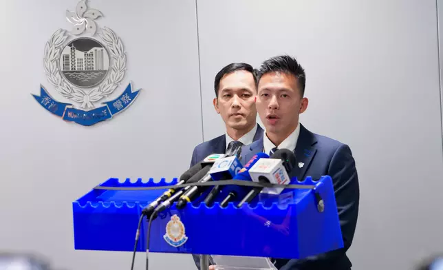 警方有組織罪案及三合會調查科總督察戴玉麟。