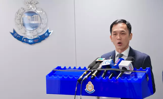 警方有組織罪案及三合會調查科總督察周文軒。