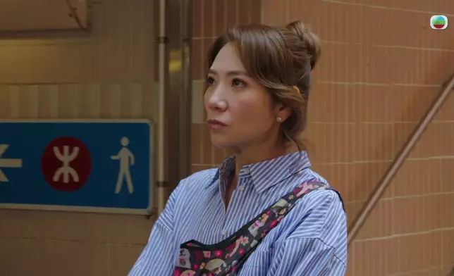 車婉婉買完餸返屋企，發現被人跟蹤。