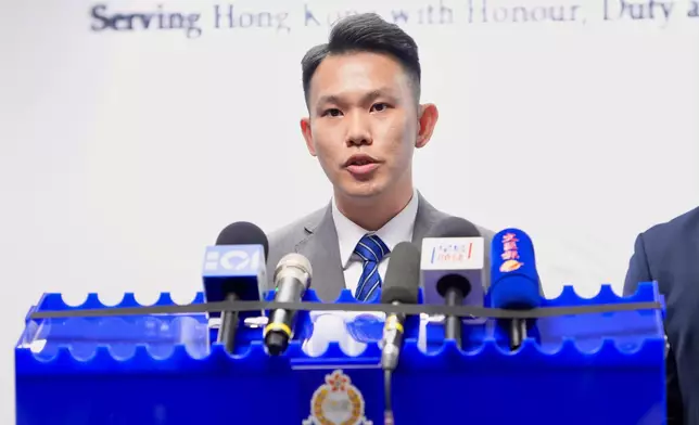 警方深水埗警區刑事總督察黃泳洪。