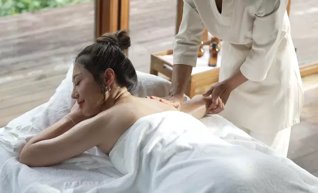 特意為Venus安排的按摩時段。