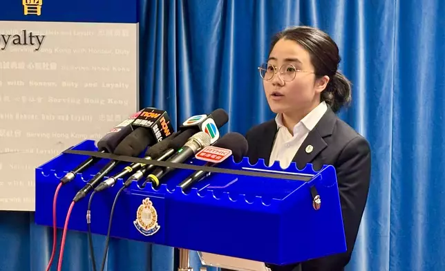 油尖警區刑事調查隊第六隊督察歐陽樂澄。