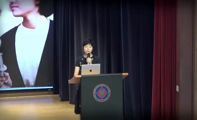患病期間，黃詠儀曾到學校分享患病及人生經歷。