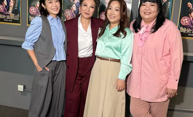 左起：梁嘉琪、劉雅麗、梁嘉琪、盧頌恩（妹頭）、張錦霞（阿霞）