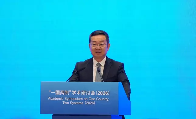 中國社會科學院院長高翔指，編制五年規劃是尋求最大公約數、畫出最大同心圓的過程，為港澳融入國家發展大局提供行動綱領。巴士的報記者攝