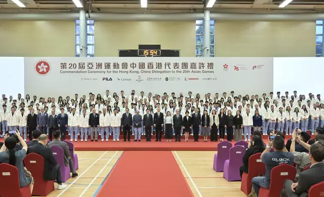 行政長官李家超。政府新聞處