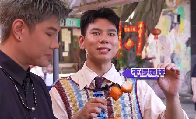 行仔辣到飆汗食然演下去表現專業。