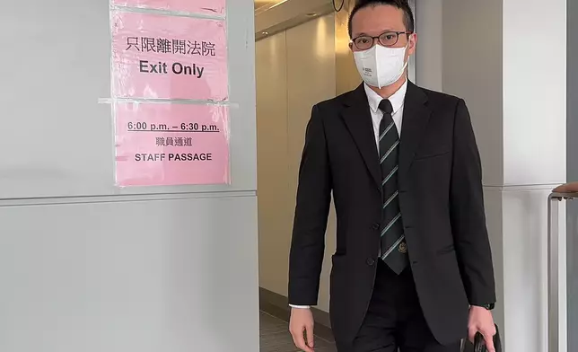 鑑證科警員梁聞達。巴士的報記者攝