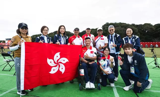 文體旅局副局長與體育專員走訪亞殘運場館 為中國香港運動員打氣