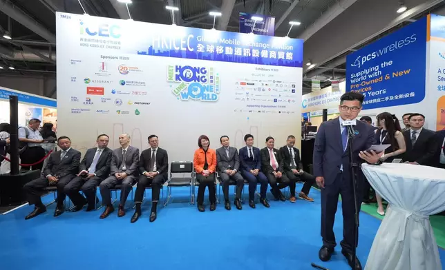 HKICEC全球移動通訊設備商貿館開幕 近60間企業參展展現綠色貿易模式