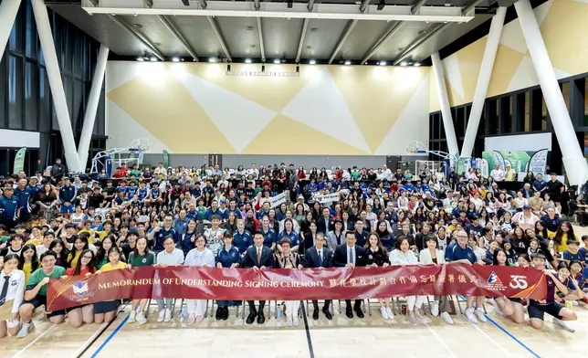 香港體育學院與滬江維多利亞學校簽合作備忘錄，攜手支援年輕運動員體學雙軌發展。