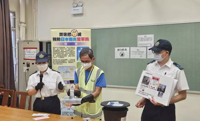 大埔民政處聯同食環署康文署辦宣傳活動 推廣防蚊防鼠信息