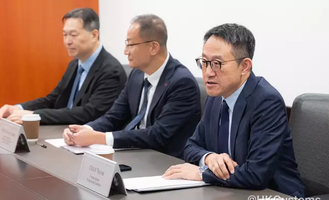 海關關長陳子達與泰國海關關長會面 商討打擊跨境犯罪及情報互換
